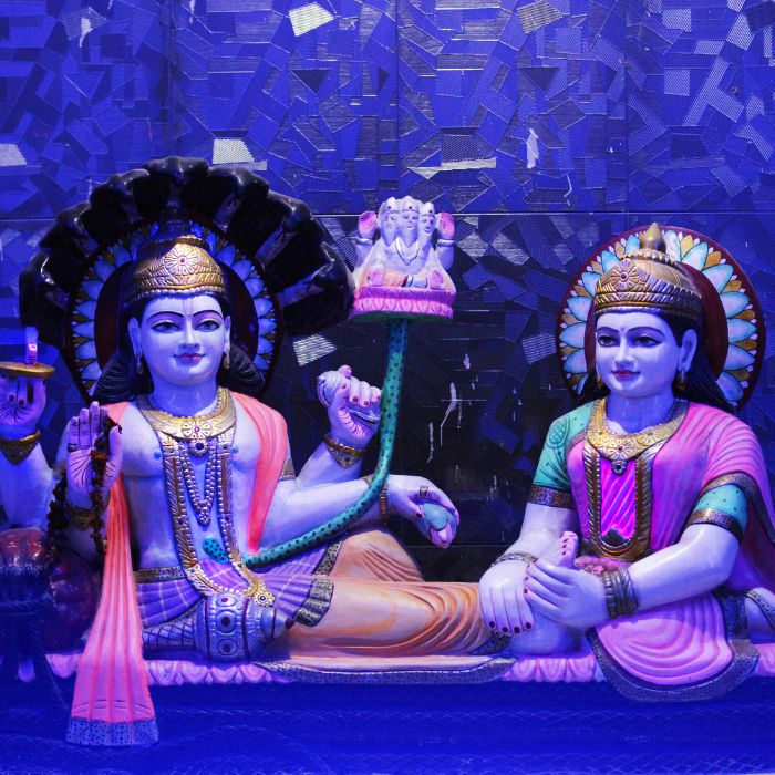 Vishnu and Lakshmi ji