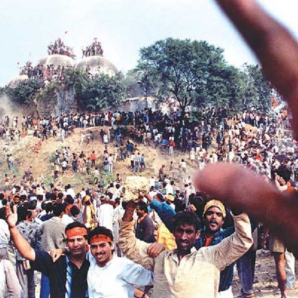 Ram Mandir dispute, demolition of the Babri Masjid