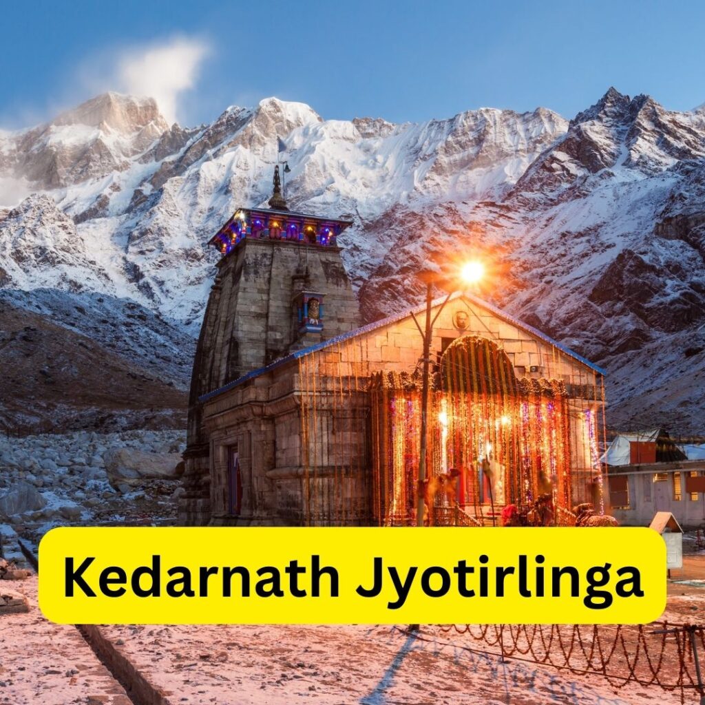 Kedarnath Jyotirlinga is situated in the Himalayas in Uttarakhand.