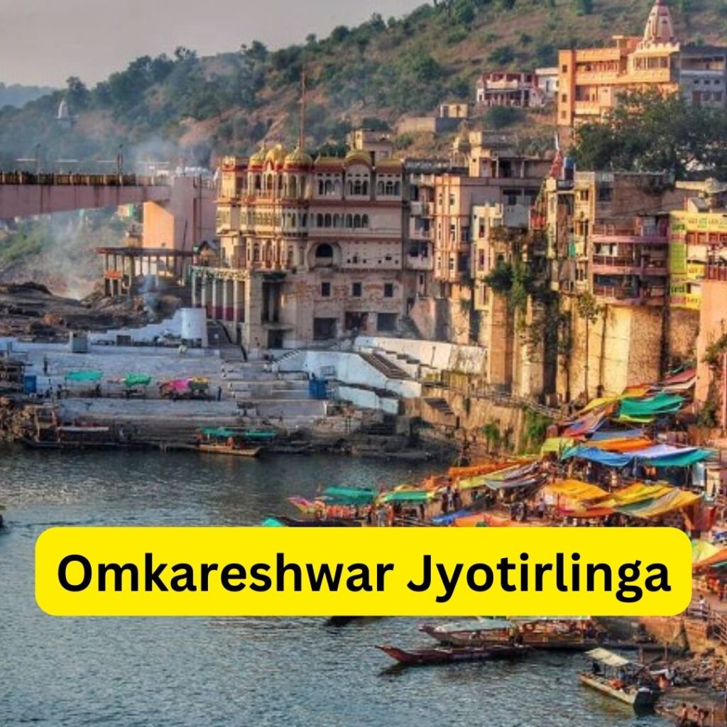 Omkareshwar Jyotirlinga is situated on an island in the Narmada river in Khandwa, Madhya Pradesh.