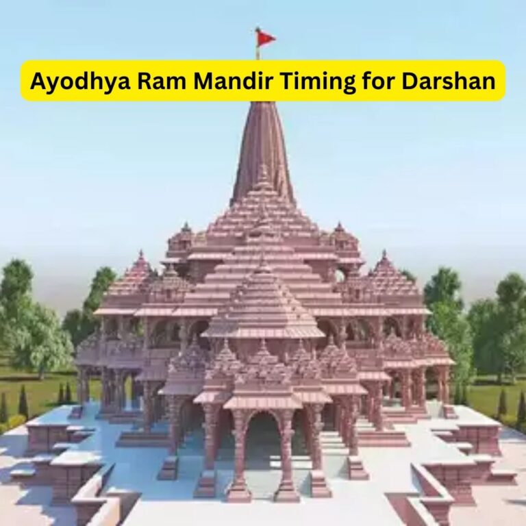 Ayodhya Ram Mandir Timing for Darshan 22 January 2024